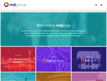 Tablet Screenshot of mdgroup.com